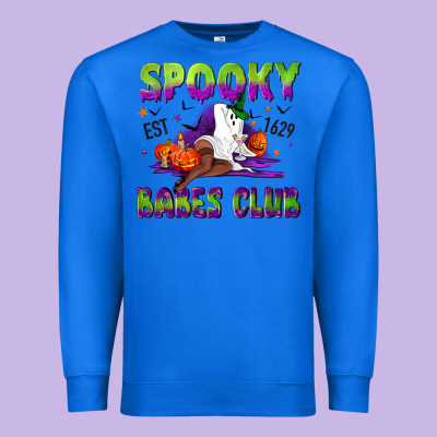 Spooky Babes Club Premium Sweatshirt Designed By Nancycooperartshop