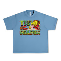 Pebble Blue tis' the season softball Urban Heavy Tee - Zillion Design Studio