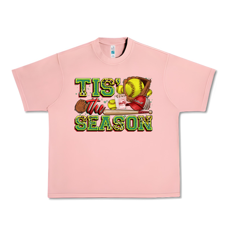 Tis' The Season Softball Urban Heavy Tee by Zillion Design Studio | Teevron