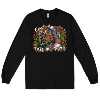 Black cowboy take me away Long Sleeve Tee - SublimationCraftShop