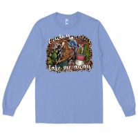 Colony Blue cowboy take me away Long Sleeve Tee - SublimationCraftShop