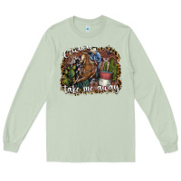 Matcha cowboy take me away Long Sleeve Tee - SublimationCraftShop