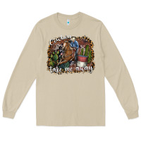 Mushroom cowboy take me away Long Sleeve Tee - SublimationCraftShop