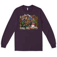 Plum cowboy take me away Long Sleeve Tee - SublimationCraftShop