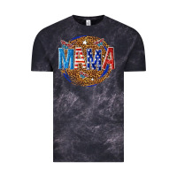 Cloud Black 4th of july mama Vintage Tee - texasbilliewilder