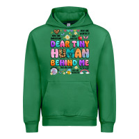 Emerald dear tiny human behind me Urban Hoodie - Artiststas