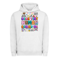 Pigment Lunar Rock dear tiny human behind me Urban Hoodie - Artiststas