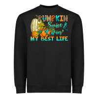 Black Pumpkin spice and livin' my best life Heavyweight Sweatshirt - RanaPortraitStore