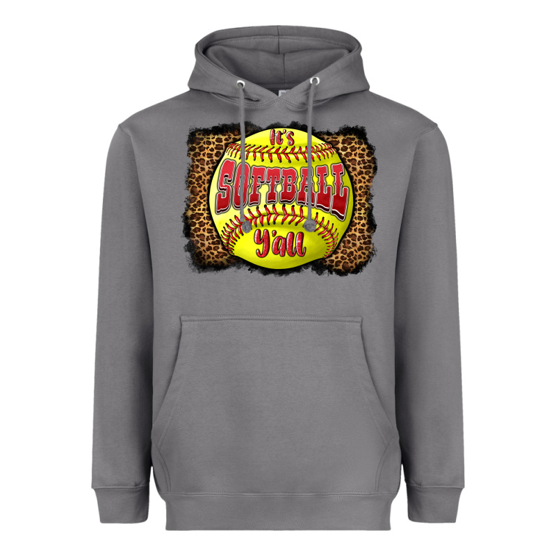 It's Softball Y'all Heavyweight Hoodie by LillyAllenDesigns | Teevron