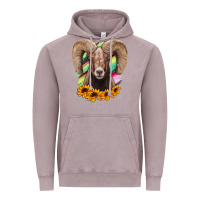 Vintage Zinc bighorn sheep Vintage Hoodie - RanaPortraitStore