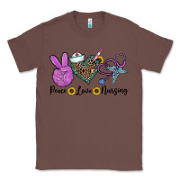 Chestnut peace love nursing Classic Tee - CowhideDigitalArt