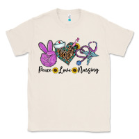 Natural peace love nursing Classic Tee - CowhideDigitalArt