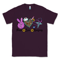 Plum peace love nursing Classic Tee - CowhideDigitalArt