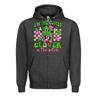 Charcoal Heather i'm the cutest clover in the patch Zipper Hoodie - Artiststas