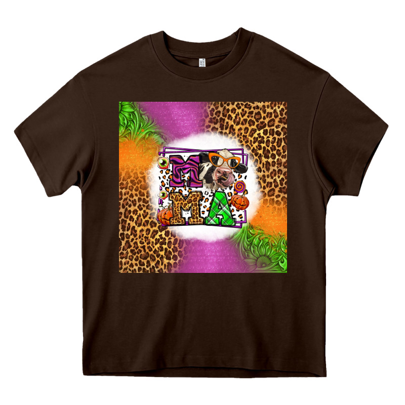 Halloween Cow Mama Heavy Core Tee by LillyAllenDesigns | Teevron