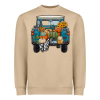 Mushroom Fall Pumpkin Farm Truck Heavyweight Sweatshirt - RanaPortraitStore