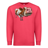 Cardinal cute simmental cow Premium Sweatshirt - LillyAllenDesigns