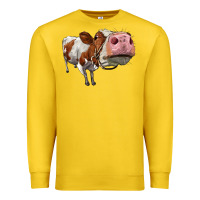 Lemon cute simmental cow Premium Sweatshirt - LillyAllenDesigns