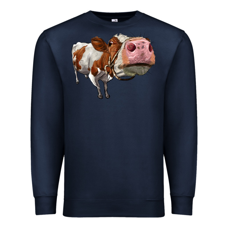 Cute Simmental Cow Premium Sweatshirt by LillyAllenDesigns | Teevron