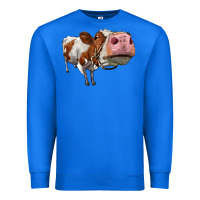 True Royal cute simmental cow Premium Sweatshirt - LillyAllenDesigns