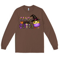 Chestnut Candy Corn Cutie Long Sleeve Tee - CowhideDigitalArt