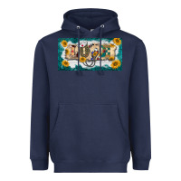 Navy western love nurse license plate template Heavyweight Hoodie - BarkalooDesign