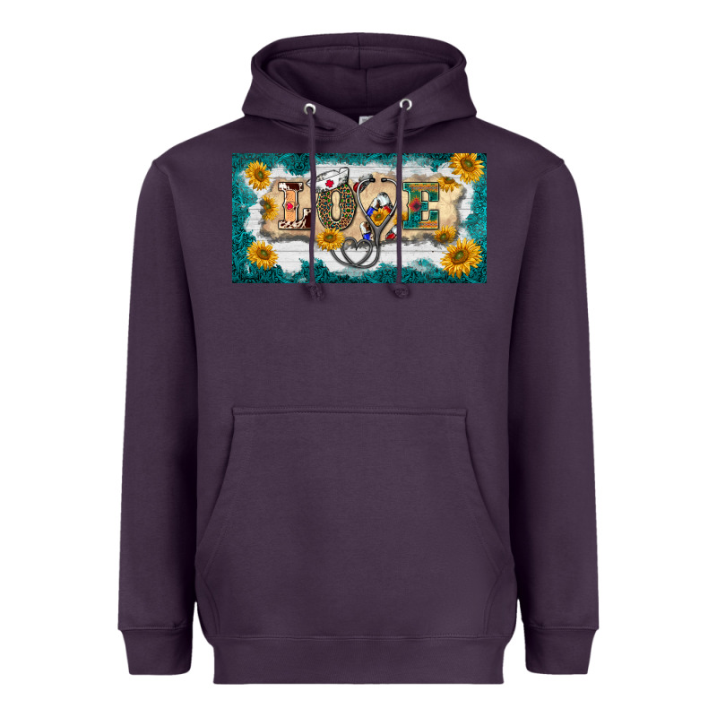 Western Love Nurse License Plate Template Heavyweight Hoodie by BarkalooDesign | Teevron