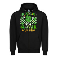 I'm The Cutest Clover In The Patch Artiststas Zipper Hoodie | Teevron