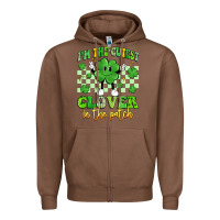 Chestnut i'm the cutest clover in the patch artiststas Zipper Hoodie - Artiststas