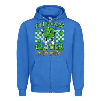 True Royal i'm the cutest clover in the patch artiststas Zipper Hoodie - Artiststas