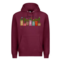 Burgundy god says you are unique Premium Hoodie - MaliasSmallBusiness