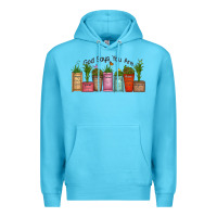 Ocean Blue god says you are unique Premium Hoodie - MaliasSmallBusiness