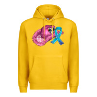 Lemon cowboy hat and cancer ribbon Premium Hoodie - AdoDesignShop