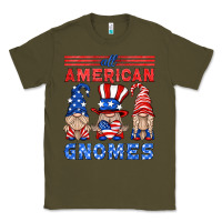 Army Green all american gnomes Classic Tee - HRA Design Shop