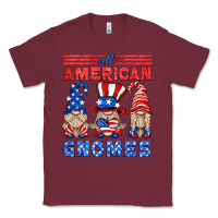 Burgundy all american gnomes Classic Tee - HRA Design Shop