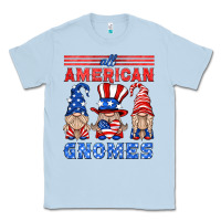 Dusty Blue all american gnomes Classic Tee - HRA Design Shop