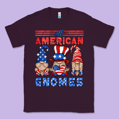 All American Gnomes Classic Tee Designed By Hra Design Shop