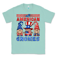 Seafoam all american gnomes Classic Tee - HRA Design Shop