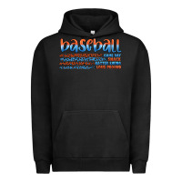 Pigment Black vintage baseball Urban Hoodie - Artiststas