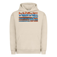 Pigment French Oak vintage baseball Urban Hoodie - Artiststas