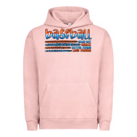 Pigment Salmon vintage baseball Urban Hoodie - Artiststas
