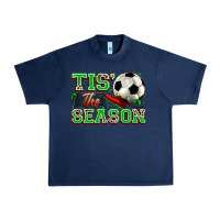 Navy tis' the season soccer Urban Heavy Tee - Zillion Design Studio