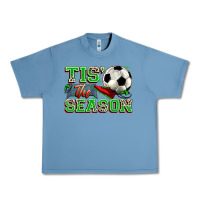 Pebble Blue tis' the season soccer Urban Heavy Tee - Zillion Design Studio
