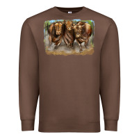 Chestnut 3 red angus bulls Premium Sweatshirt - LillyAllenDesigns