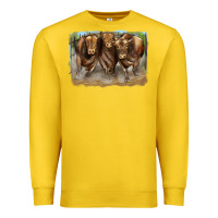 Lemon 3 red angus bulls Premium Sweatshirt - LillyAllenDesigns