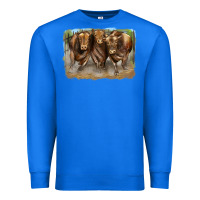 True Royal 3 red angus bulls Premium Sweatshirt - LillyAllenDesigns