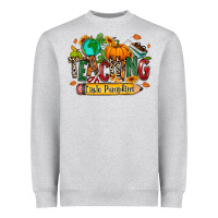 Heather Grey Teaching little pumpkins Heavyweight Sweatshirt - RanaPortraitStore