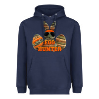 Navy easter egg hunter boys Heavyweight Hoodie - Jasminsmagicworld