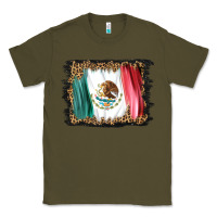 Army Green distressed mexico flag Classic Tee - BarkalooDesign