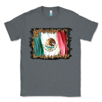 Charcoal Heather distressed mexico flag Classic Tee - BarkalooDesign